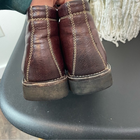 VTG FRYE Alta Womens Classic Hiker Boot Sz 6 Deep Burgundy - Picture 5 of 6